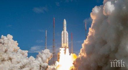 изстреляха успешно ариана космодрума куру