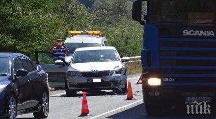 последните минути катастрофа блокира пътя бургас варна къмпинг чайка