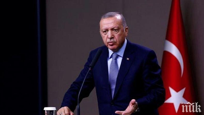 Ердоган плаши ако някой атакува турския изследователски кораб в Средиземно море