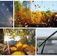 РАНО Е ЗА ЕСЕН: Вятърът издухва облаците и напича слънце, възможни са градушки