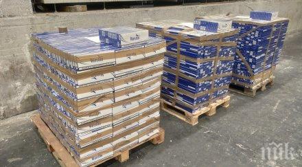 голямо количество контрабандни цигари тайници камион откриха митничарите гкпп лесово снимки