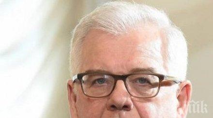 външният министър полша хвърли оставка