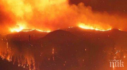 огнен апокалипсис десетки хиляди евакуирани заради големите пожари калифорния видео