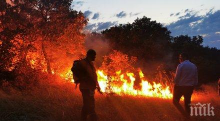 екстремна опасност пожари пет области огънят лумне всеки момент карта