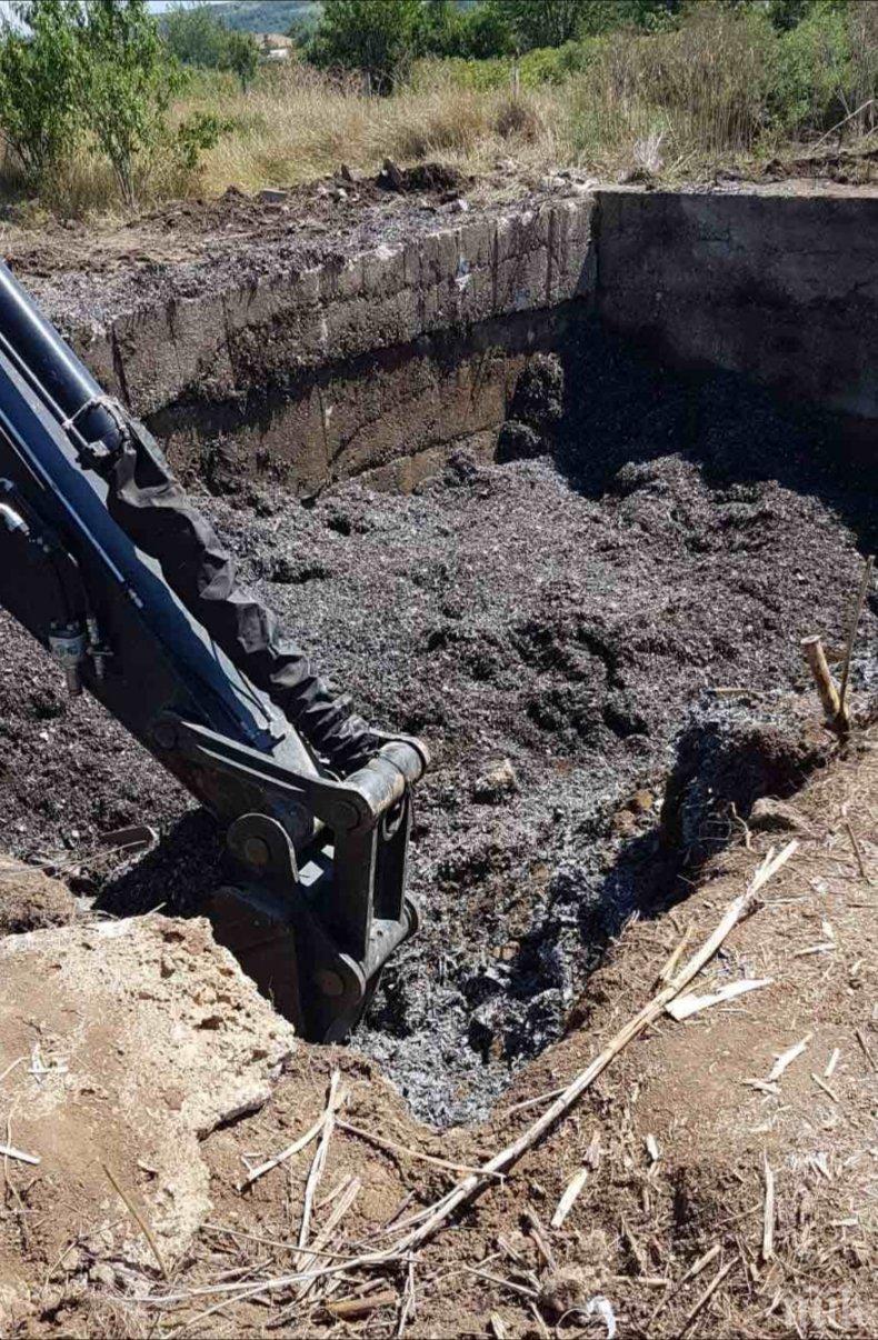 Зловеща гледка: Разследващите показаха как са загробвани опасни отпадъци край Червен бряг (СНИМКИ)