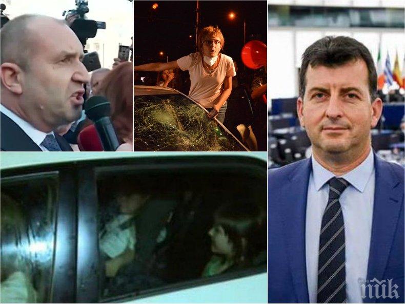 Евродепутатът Асим Адемов: С бесилки и ковчези, с агресия към майка с деца, с незаконна окупация...Нали се сещате за каква държавност копнее подстрекателят на беззаконието т.нар. президент?
