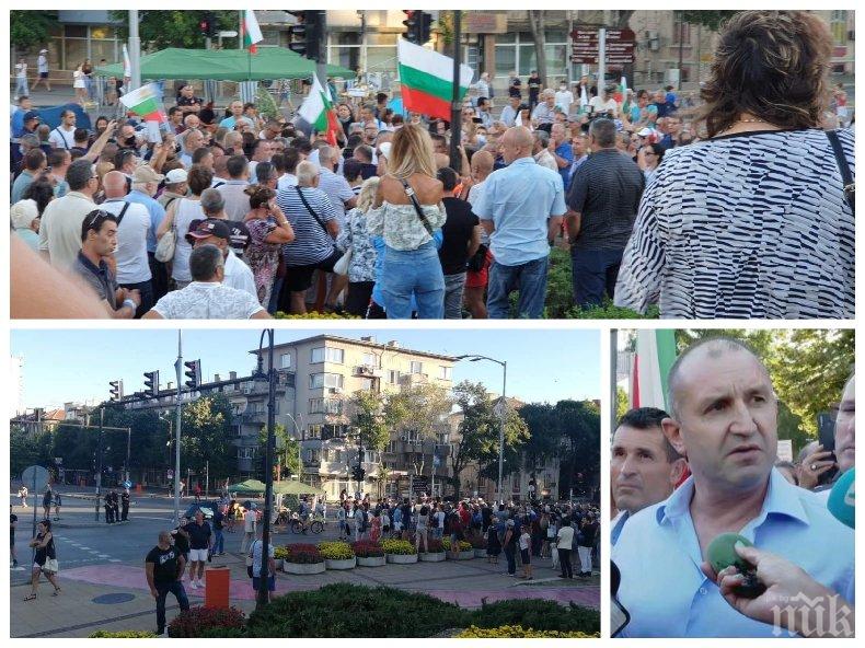 Войната с метежниците във Варна започна - гневни граждани нападнаха катуна, набиха един от палаткаджиите (СНИМКА)