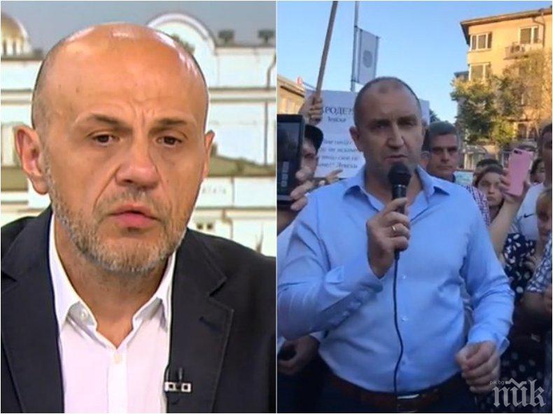 Томислав Дончев разсипа Радев: Държи се като партиен лидер! Борисов може да предлага промени в Конституцията, президентът направи техническа грешка