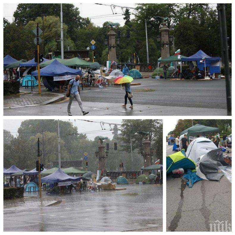 ИЗВЪНРЕДНО В ПИК: Пороят потопи катуна на Орлов мост! Метежниците се отказват от блокадите на институции (ОБНОВЕНА/СНИМКА)