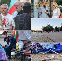 ПРОТЕСТЪТ НА ЖЪЛТИТЕ КНИЖКИ: Бабикян и Хаджигенов останаха със 100 пияни, още ближат рани след позора в Пловдив (СНИМКИ)