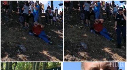 полегнал шипка терористът метрото еленко божков капна умора тича господаря радев видео