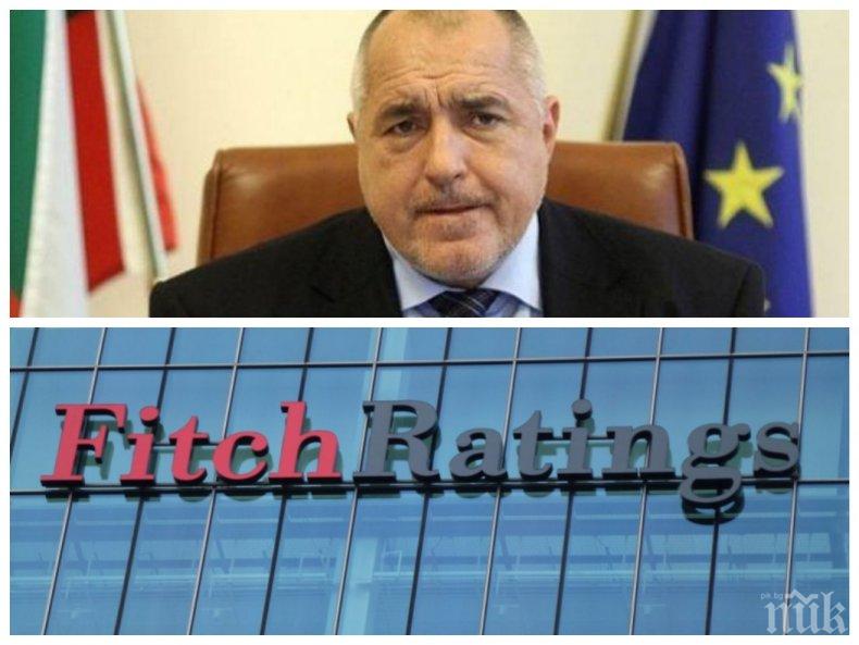 ПЪРВО В ПИК: Борисов с коментар за рейтинга на Фич