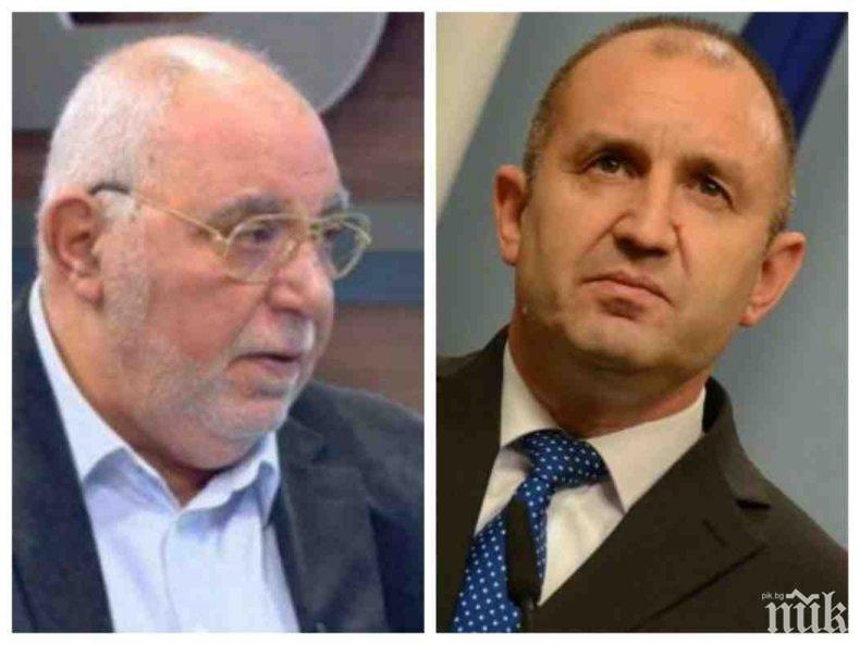 Юлий Москов пред ПИК: В президентството мирише на ботуши! Борисов се усуква, ходи по акъла на оскотелите протестъри