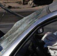 ЗРЕЛИЩНА КАСКАДА: Джип се вряза в жилищен блок в София (СНИМКА)