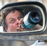 54-годишен мъртво пиян катастрофира с крайслера си в Пловдив