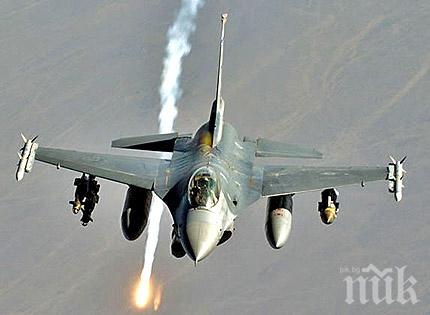 Шест гръцки F-16 летяха на съвместните учения в Средиземно море