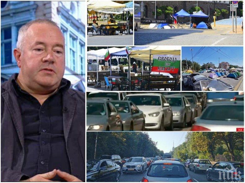 Харалан Александров за незаконните блокади: Страшни клетви чух по адрес на блокиращите от таксиметровия шофьор