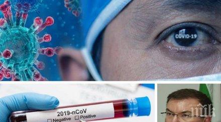 първо пик 163 случая коронавирус нас починалите денонощието шестима