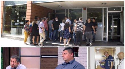 екшън пик работници синдикати протест лукс офиса христо иванов маджото снимки