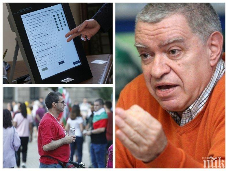 Проф. Константинов разби протестиращите и излезе с прогноза за съдбата на хартиената бюлетина: С машини гласуват неграмотните в Индия