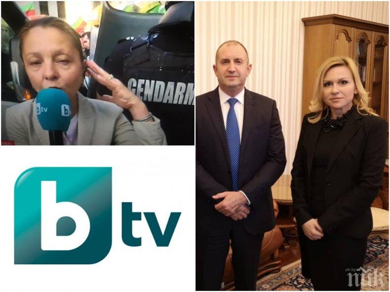 ПОД КОМАНДА: Божков ТВ помпа метежниците - личната репортерка на Радев на първа линия 