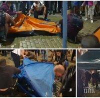 ИЗВЪНРЕДНО В ПИК! Среднощна акция - полицията раздига катуна пред Министерския съвет, метежниците сами прибират палатките си