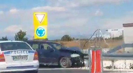 кола разби мантинела пловдив видео