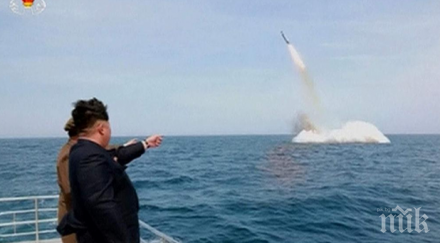 северна корея подготвя изпитание балистична ракета изстреляна подводница