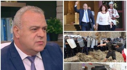 зам министърът мвр стефан балабанов пик вдигнатите юмруци призиви неподчинение доведоха насилието 100 български семейства трепериха своите синове дъще