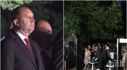 скандал радев нсо изхвърлили майки деца тържеството пловдив метежникът юмрука уплашен бебешки шишета вода памперси снимки