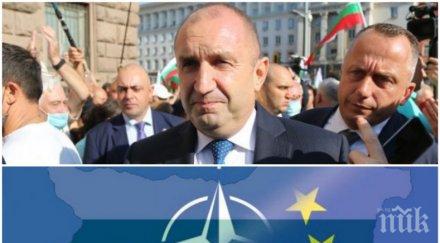 атлантическият съвет остра позиция радев президентът отстранен достатъчно данни нарушил конституцията