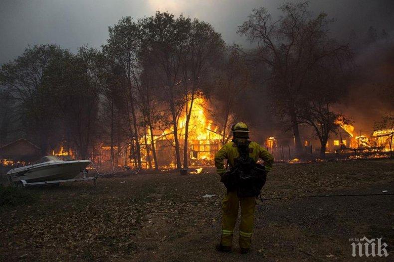 Спасиха над 200 бедстващи от пожарите в Калифорния с хеликоптери