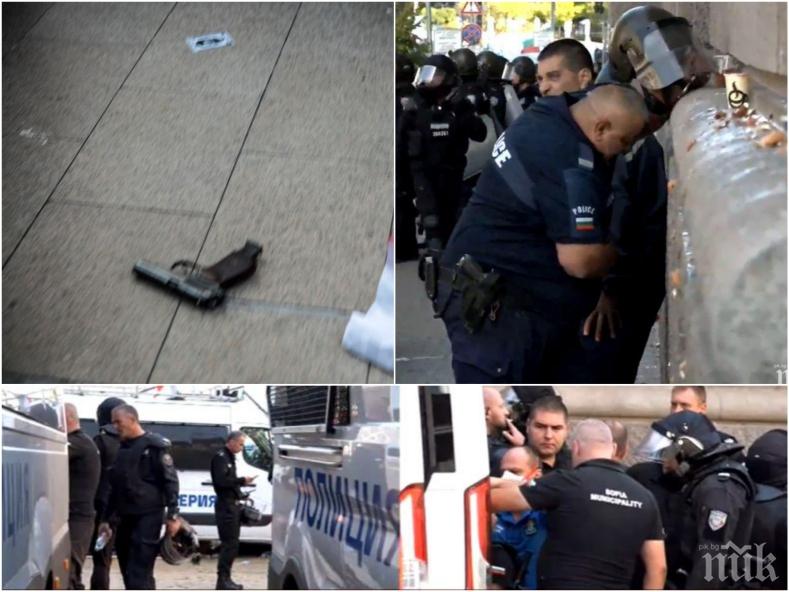 ИЗВЪНРЕДНО В ПИК: Болниците пълни с полицаи след снощния метеж  