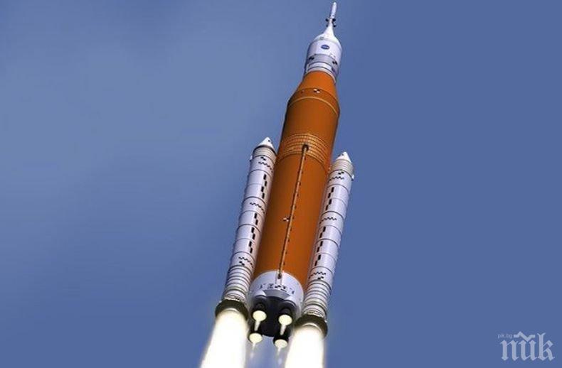 НАСА сглоби първата ракета за пилотирани мисии до Луната
