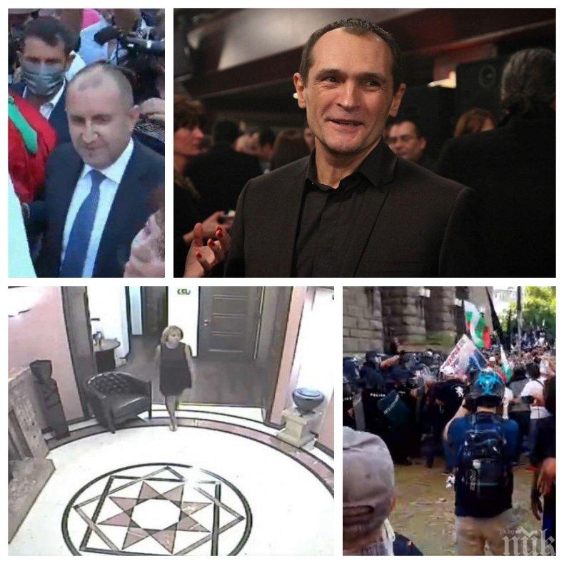 ЗЛОВЕЩО: Преди да офейка в Дубай, спонсорът на протестите Васил Божков се укривал в бункер с надгробна статуя на пъпа на София 