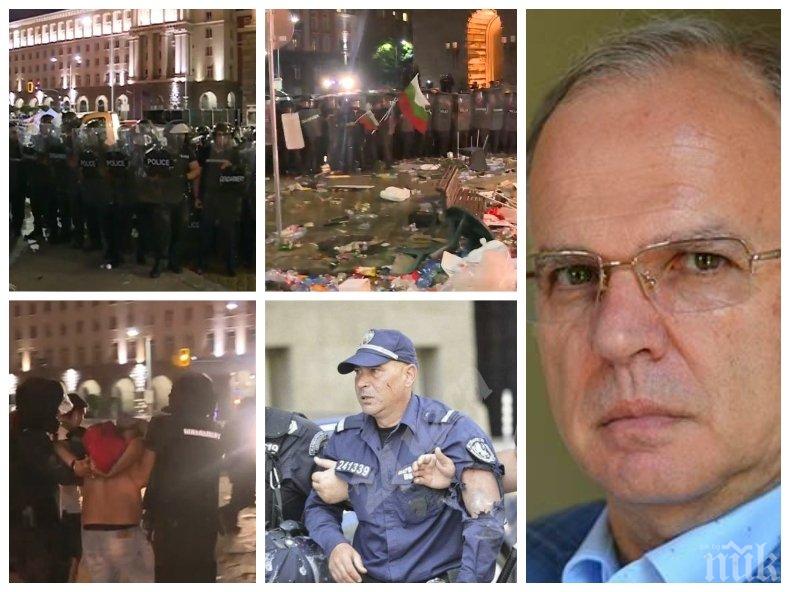 Боян Чуков изобличи фалшива новина и засипа със суперлативи полицията за тоталното надиграване на метежниците: Действаше се с  хирургическа точност!