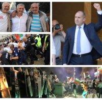 ИЗВЪНРЕДНО В ПИК TV: Ранобудни метежници с бири в ръка напират към парламента. Гошо Тъпото гази лентите на 