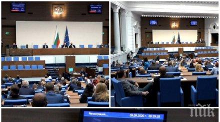 ИЗВЪНРЕДНО В ПИК TV: Отново драма с кворума в парламента - депутатите се събраха от втория път и освободиха Данаил Кирилов (НА ЖИВО/СНИМКИ/ОБНОВЕНА)