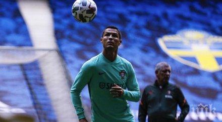 кристиано роналдо помогне португалия мача швеция лигата нациите