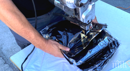 удар митниците унищожиха хиляди метри плат текстилни изделия чанти менте внесени турция снимс