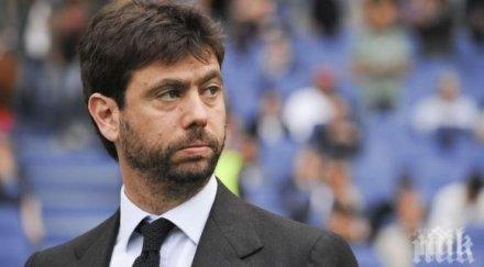 шефът ювентус притеснителна мрачна прогноза парите футбола