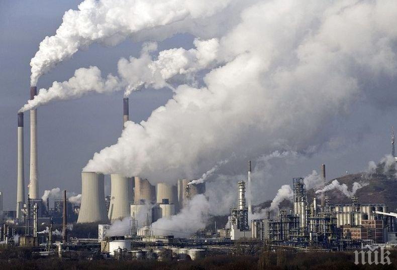 Концентрацията на въглероден диоксид CO2 в атмосферата е достигнала рекордно