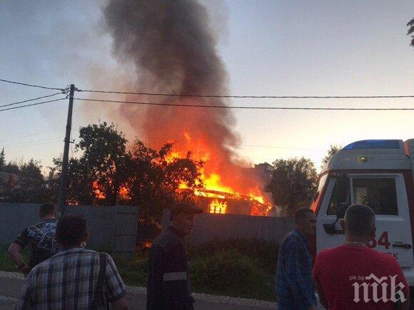 Барбекю подпали къща в Гърмен