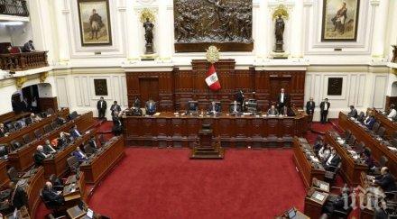 парламентът перу започна процедура отстраняването президента