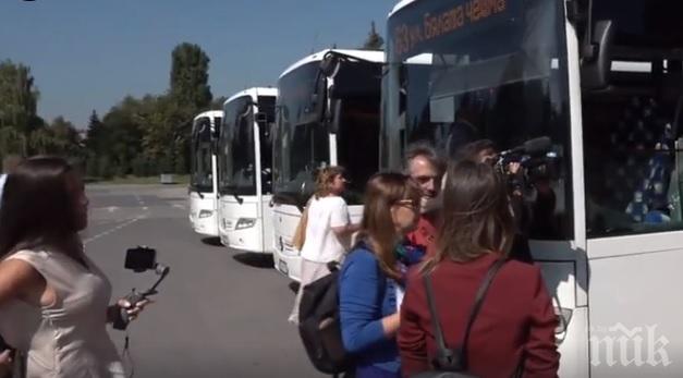 Фандъкова пусна нови автобуси до Витоша
