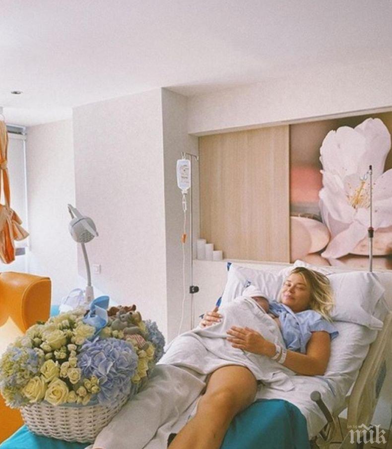 Раждане в пълен лукс: Нападател на Реал плати 25 млн. евро за появата на бебето си 