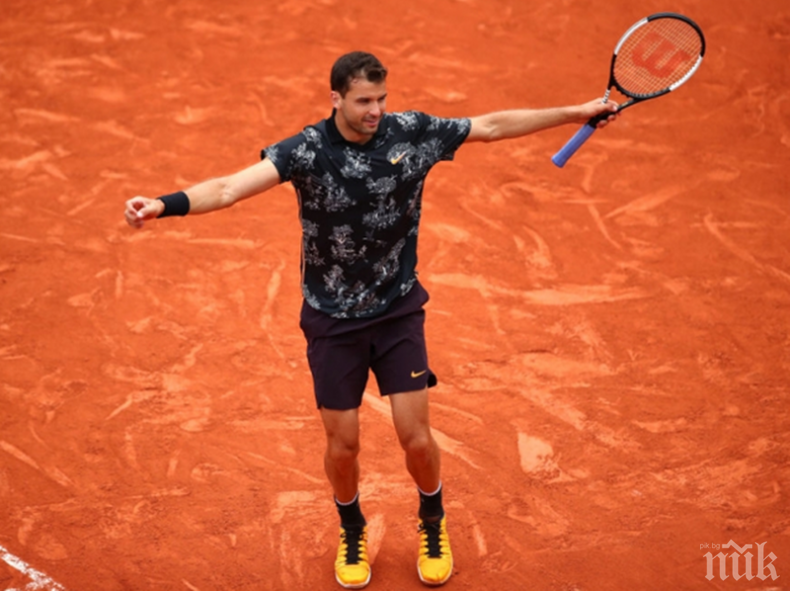 Добър жребий за Григор Димитров в Рим