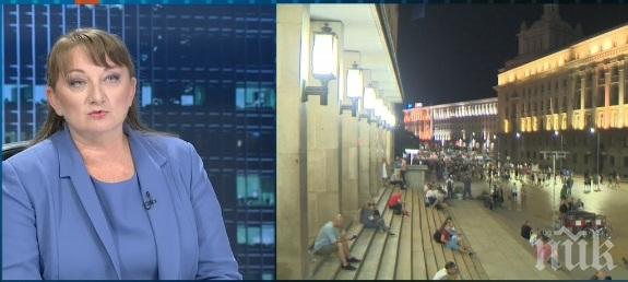 Деница Сачева разби метежниците: Да предадем вота на избирателите заради хиляди протестиращи ли? Това е незачитане на върховенството на закона