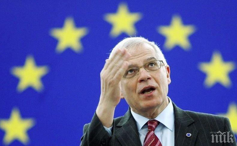 Жозеп Борел: ЕС трябва да уреди отношенията между Белград и Прищина