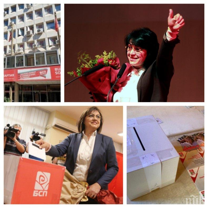 Корнелия Нинова с пирова победа за лидер - избрана от подвижните кутии и застъпниците си